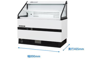 製品画像 幅890mm 奥行465mm